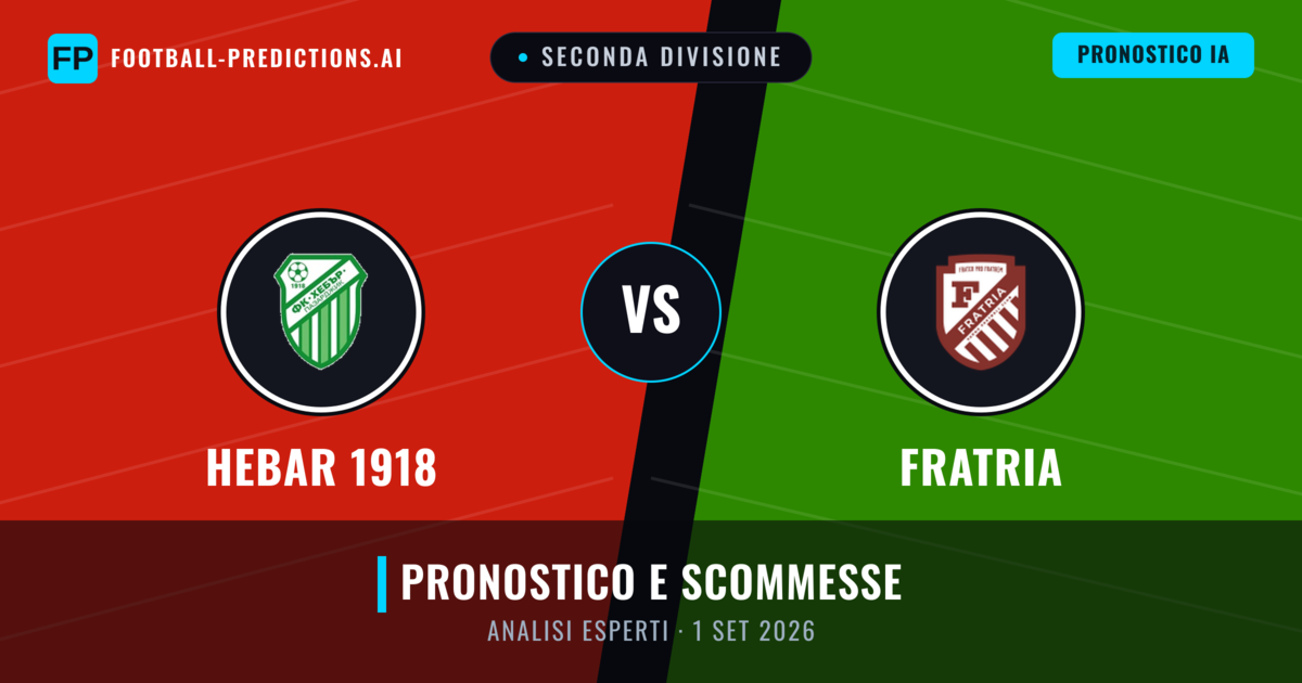 Hebar 1918 vs Fratria — pronostico e anteprima del match
