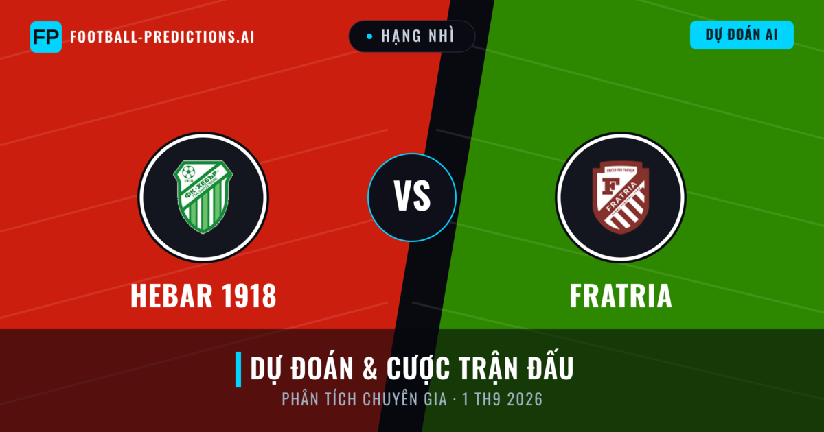 Hebar 1918 vs Fratria — dự đoán và xem trước trận đấu