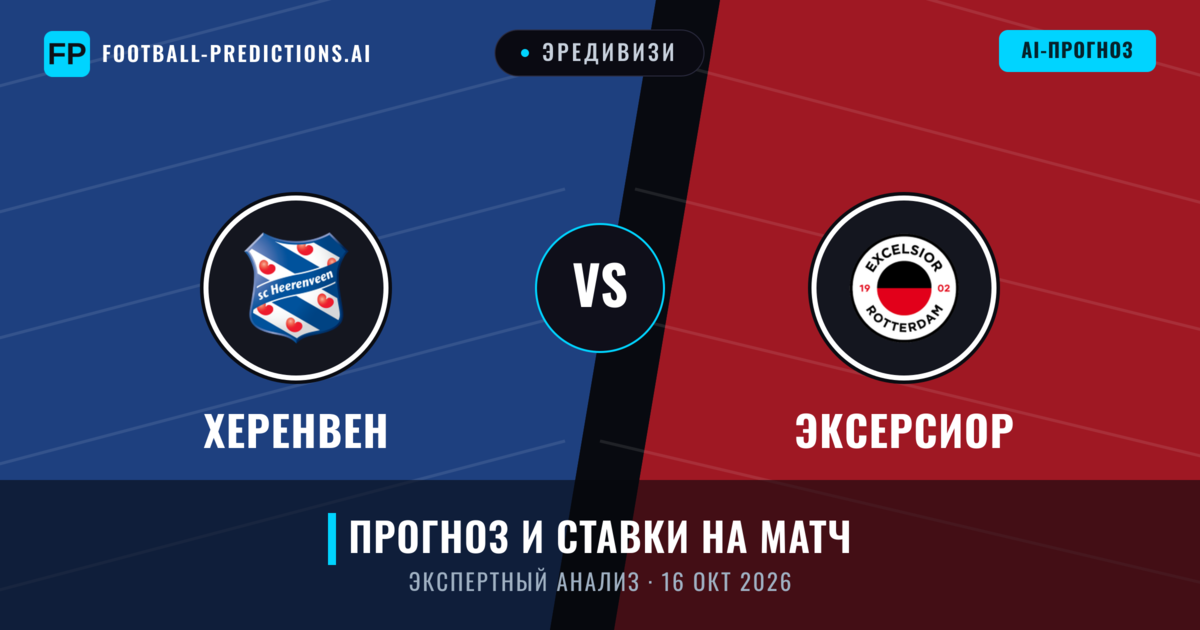 Херенвен – Эксерсиор — прогноз и превью матча