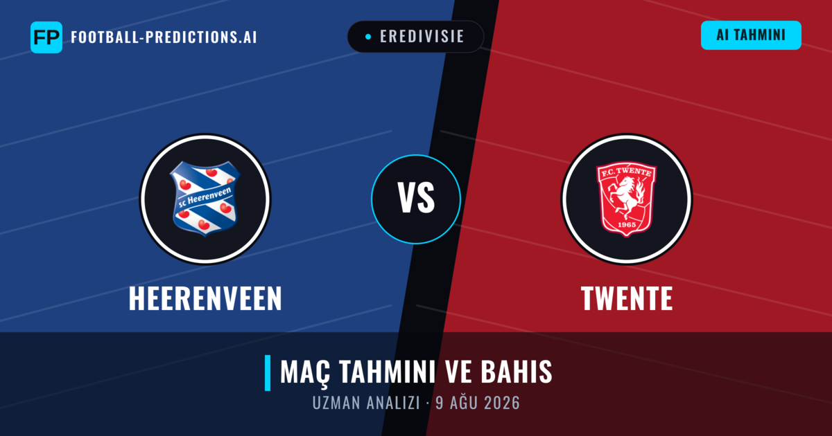 Heerenveen - Twente — maç tahmini ve önizleme