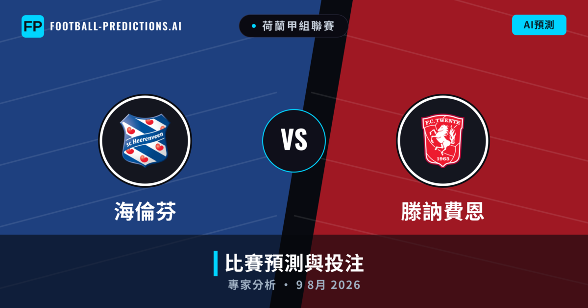 海倫芬 vs 滕訥費恩 — 比赛预测和前瞻