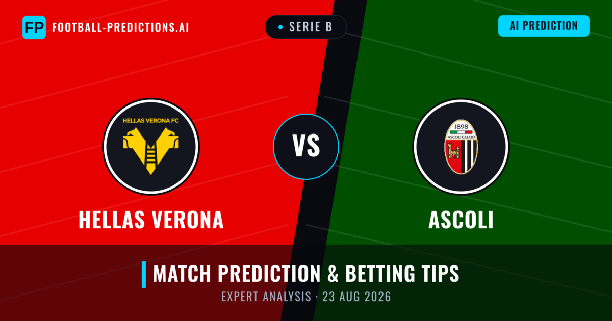 Hellas Verona vs Ascoli — match prediction & preview