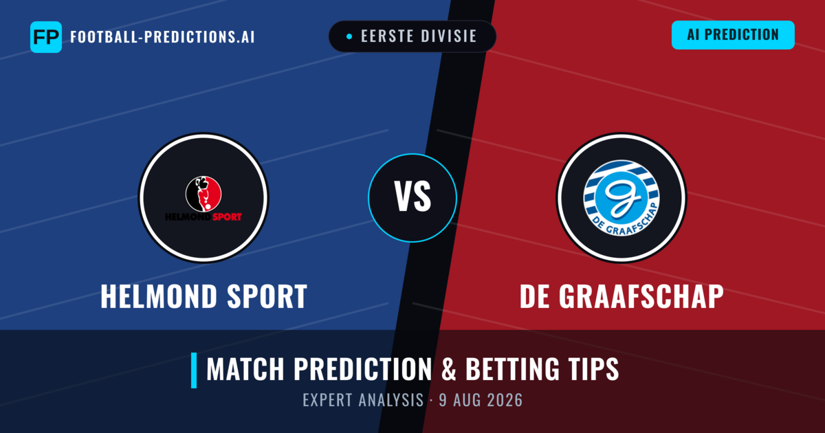 Helmond Sport vs De Graafschap — match prediction & preview