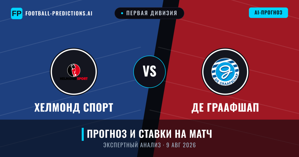 Хелмонд Спорт – Де Граафшап — прогноз и превью матча