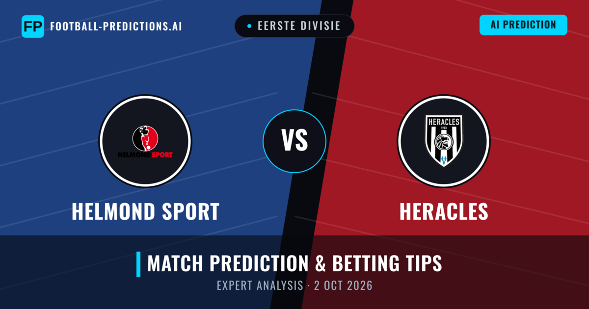 Helmond Sport vs Heracles — match prediction & preview