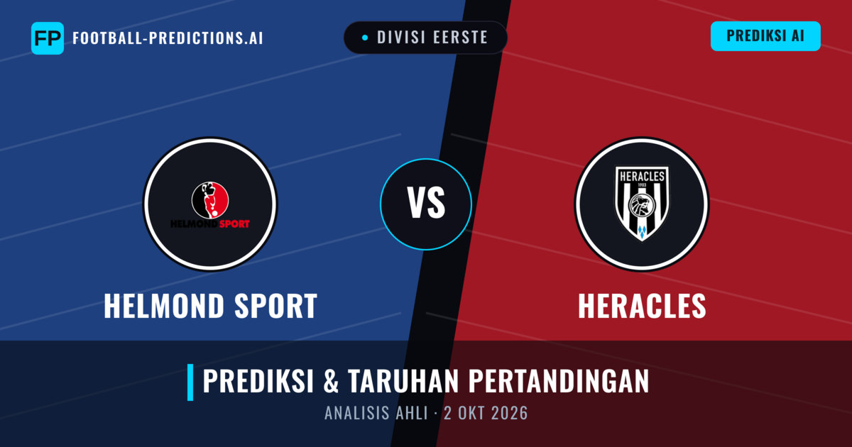 Helmond Sport vs Heracles Almelo — prediksi dan pratinjau pertandingan
