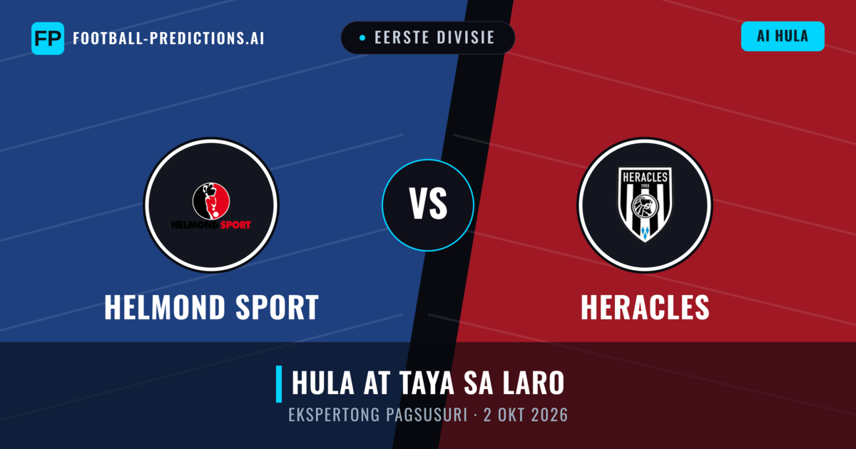 Helmond Sport vs Heracles — hula at preview ng laban