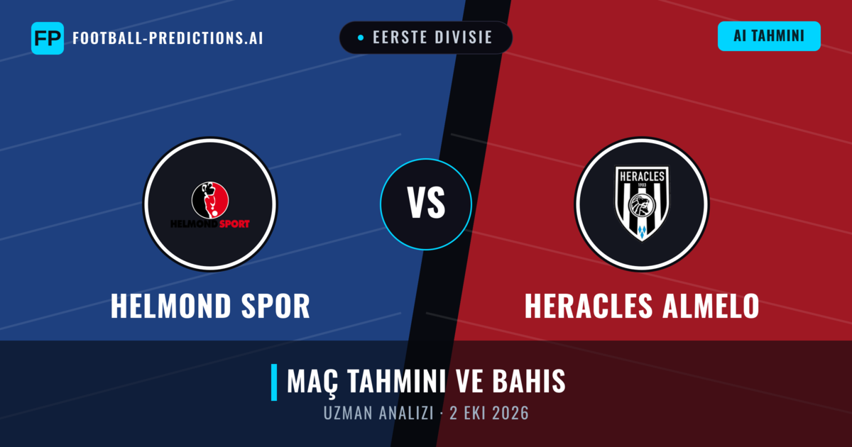Helmond Spor - Heracles Almelo — maç tahmini ve önizleme