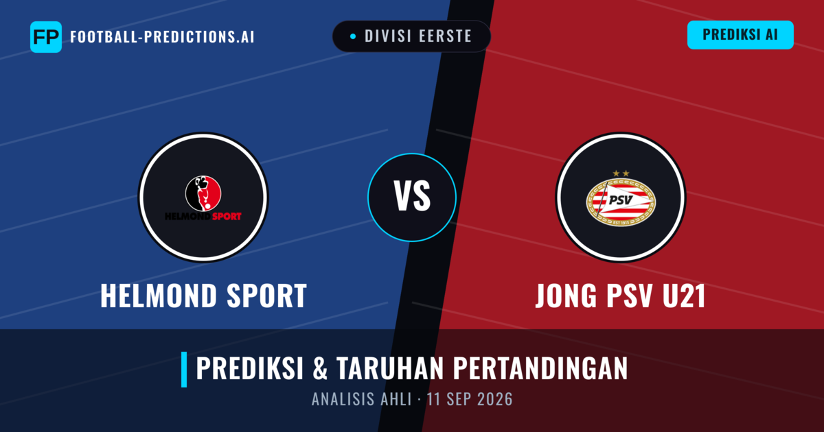 Helmond Sport vs Jong PSV — prediksi dan pratinjau pertandingan