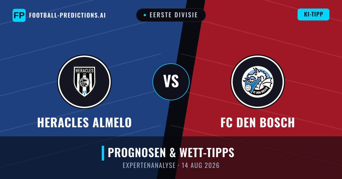 Heracles Almelo vs FC Den Bosch — Prognose und Spielvorschau