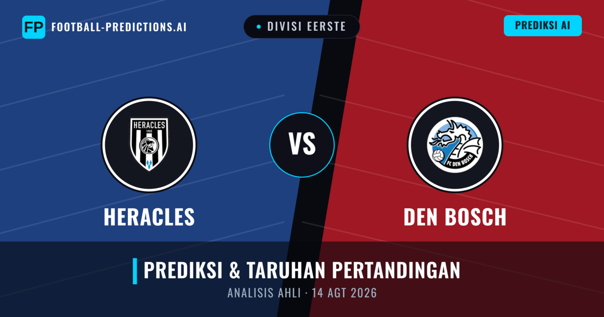 Heracles Almelo vs Den Bosch — prediksi dan pratinjau pertandingan