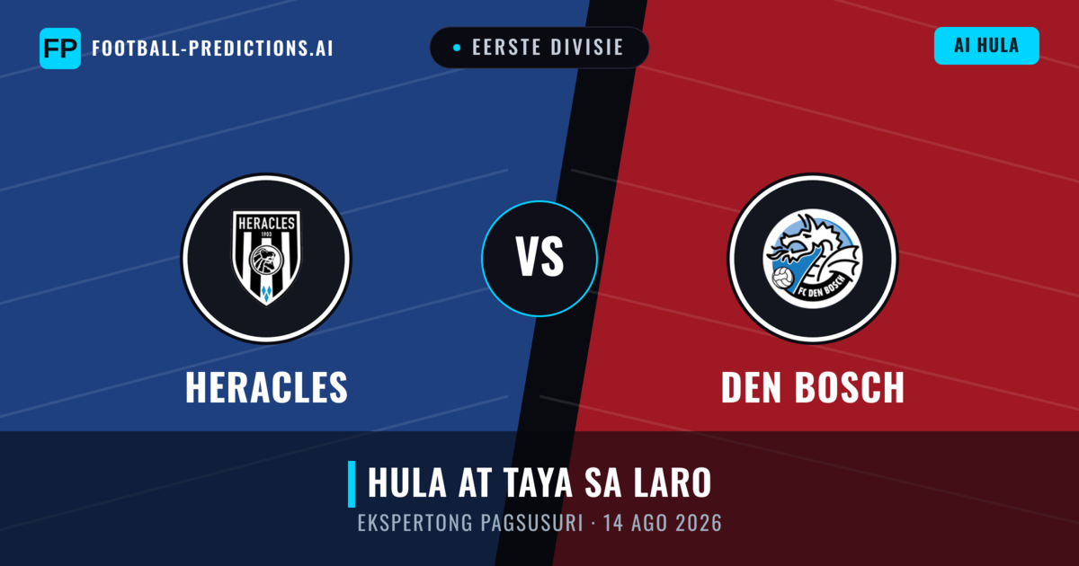 Heracles vs Den Bosch — hula at preview ng laban