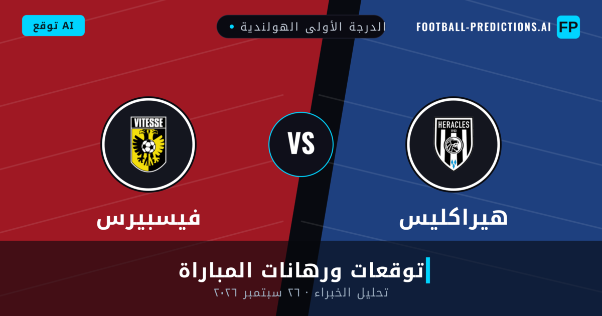 هيراكليس ضد فيسبيرس — توقعات ومعاينة المباراة