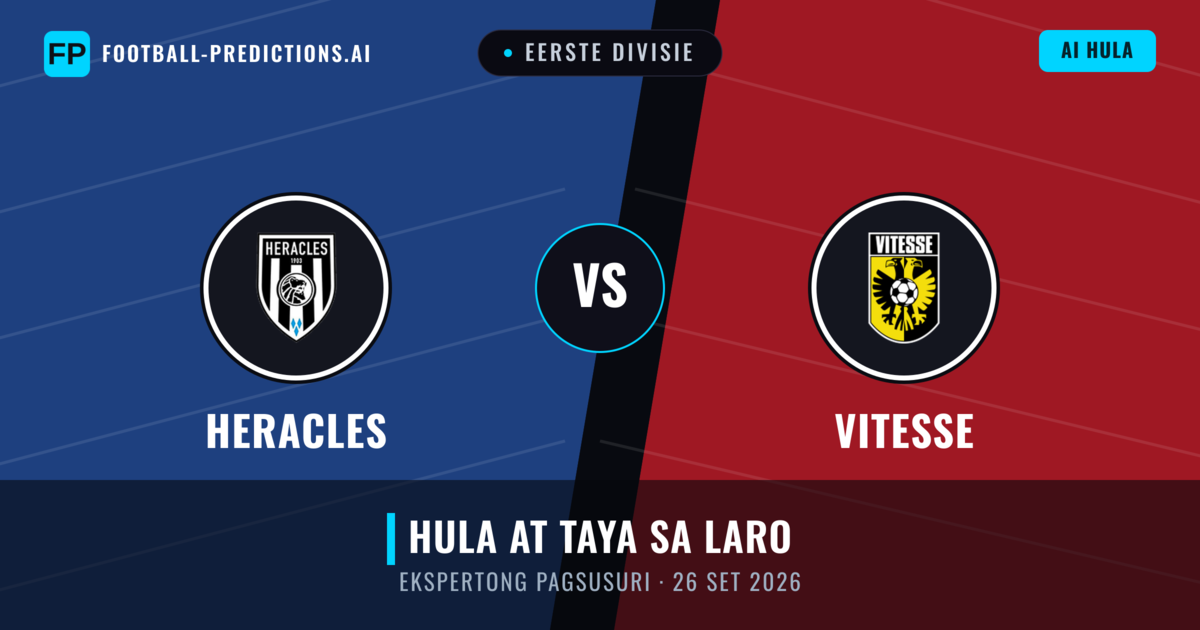 Heracles vs Vitesse — hula at preview ng laban