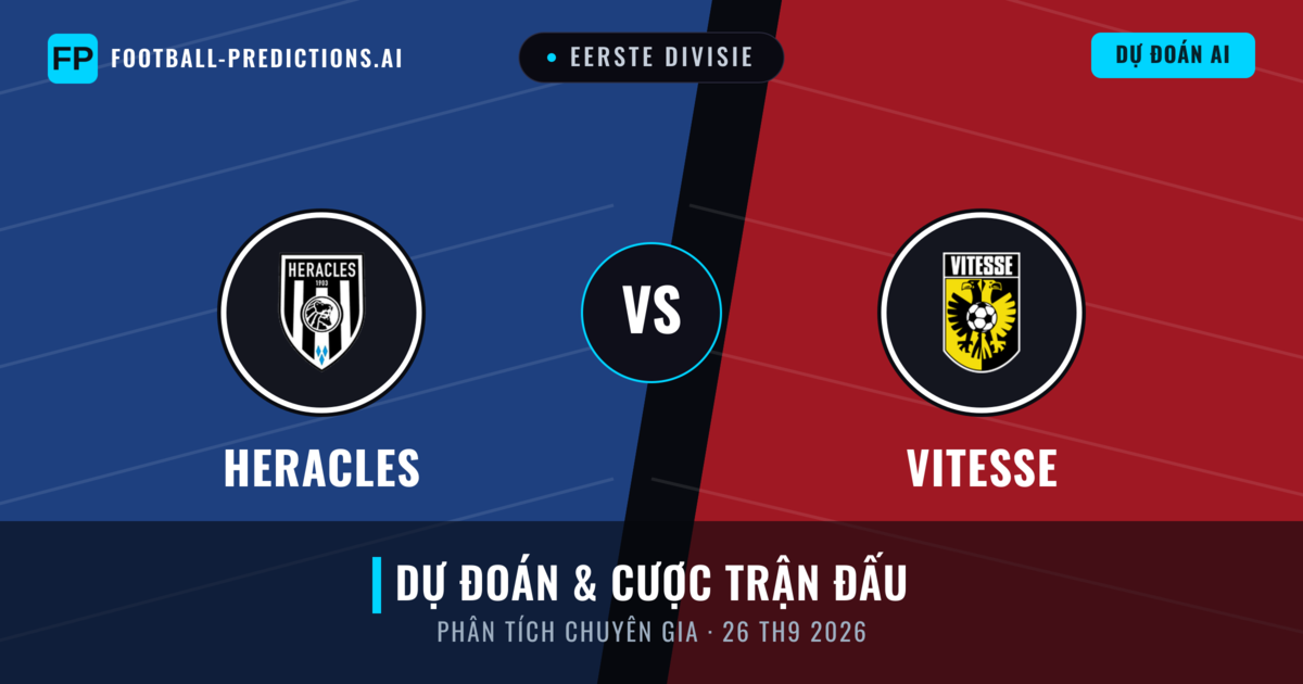 Heracles vs Vitesse — dự đoán và xem trước trận đấu