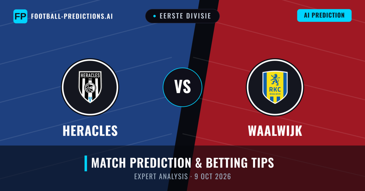 Heracles vs Waalwijk — match prediction & preview