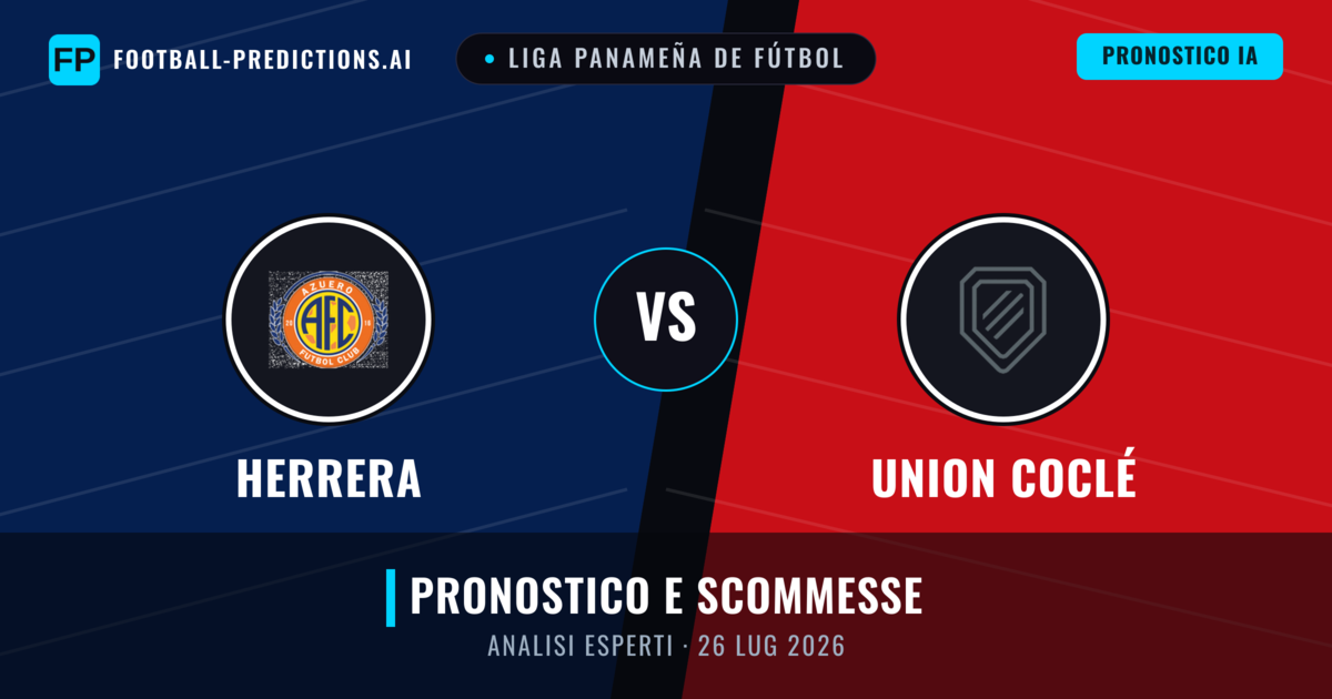 Herrera vs Union Coclé — pronostico e anteprima del match