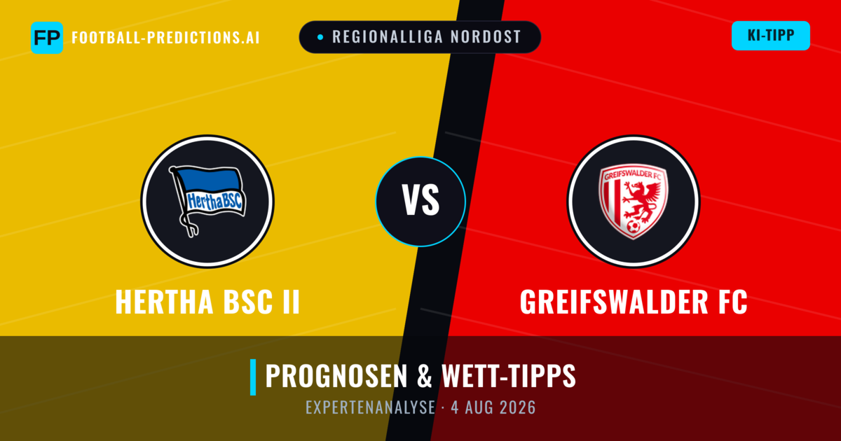 Hertha BSC II vs Greifswalder FC — Prognose und Spielvorschau