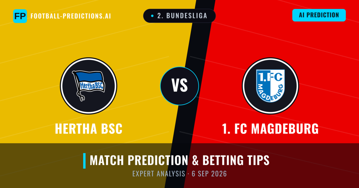Hertha BSC vs 1. FC Magdeburg — match prediction & preview