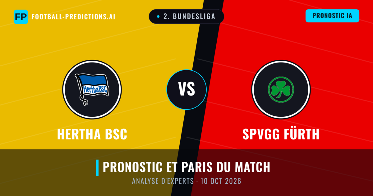 Hertha BSC vs SpVgg Fürth — pronostic et avant-match