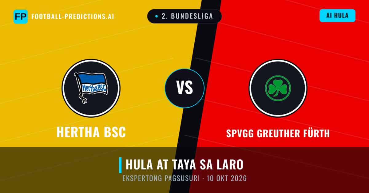 Hertha BSC vs SpVgg Greuther Fürth — hula at preview ng laban