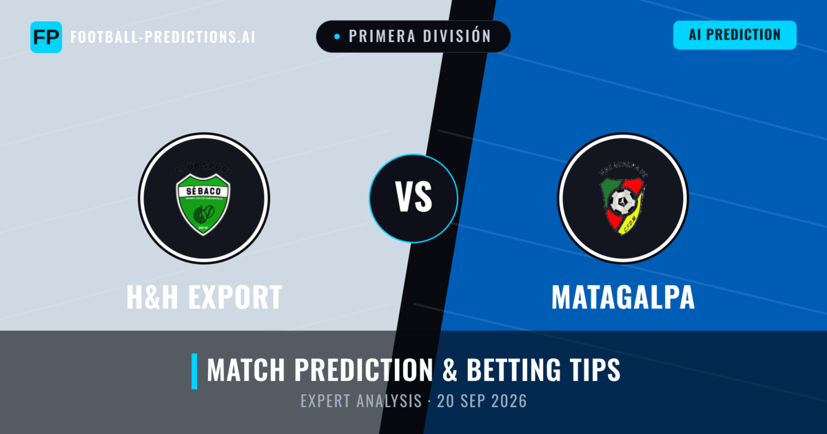 H&H Export vs Matagalpa — match prediction & preview