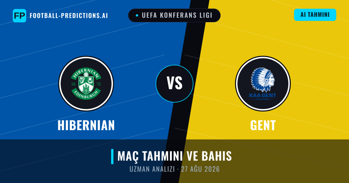 Hibernian - Gent — maç tahmini ve önizleme