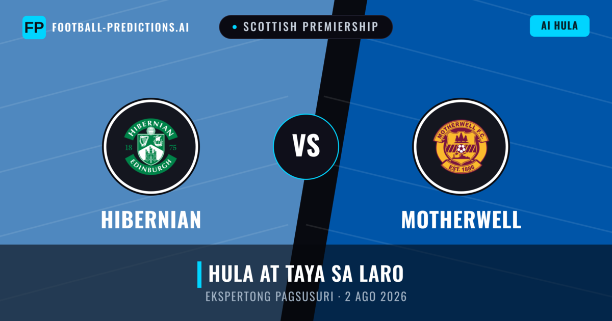 Hibernian vs Motherwell — hula at preview ng laban