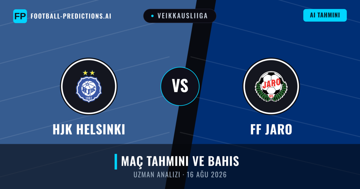 HJK Helsinki - FF Jaro — maç tahmini ve önizleme