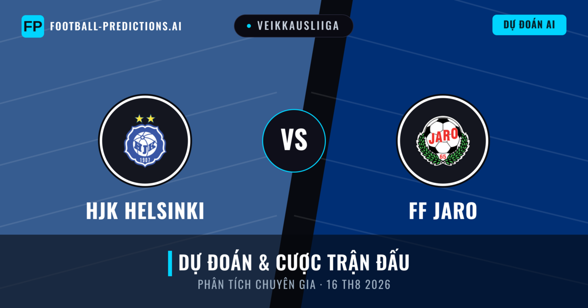 HJK Helsinki vs FF Jaro — dự đoán và xem trước trận đấu