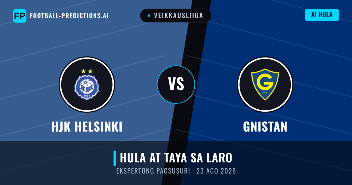 HJK Helsinki vs Gnistan — hula at preview ng laban