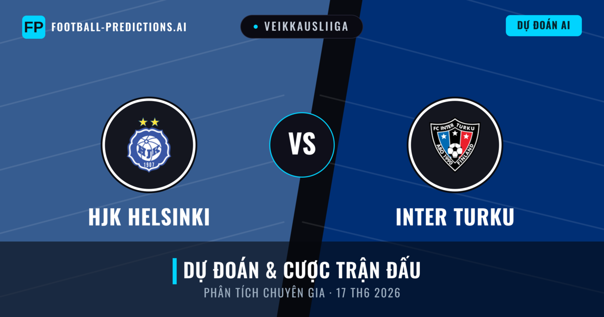 HJK Helsinki vs Inter Turku — dự đoán và xem trước trận đấu