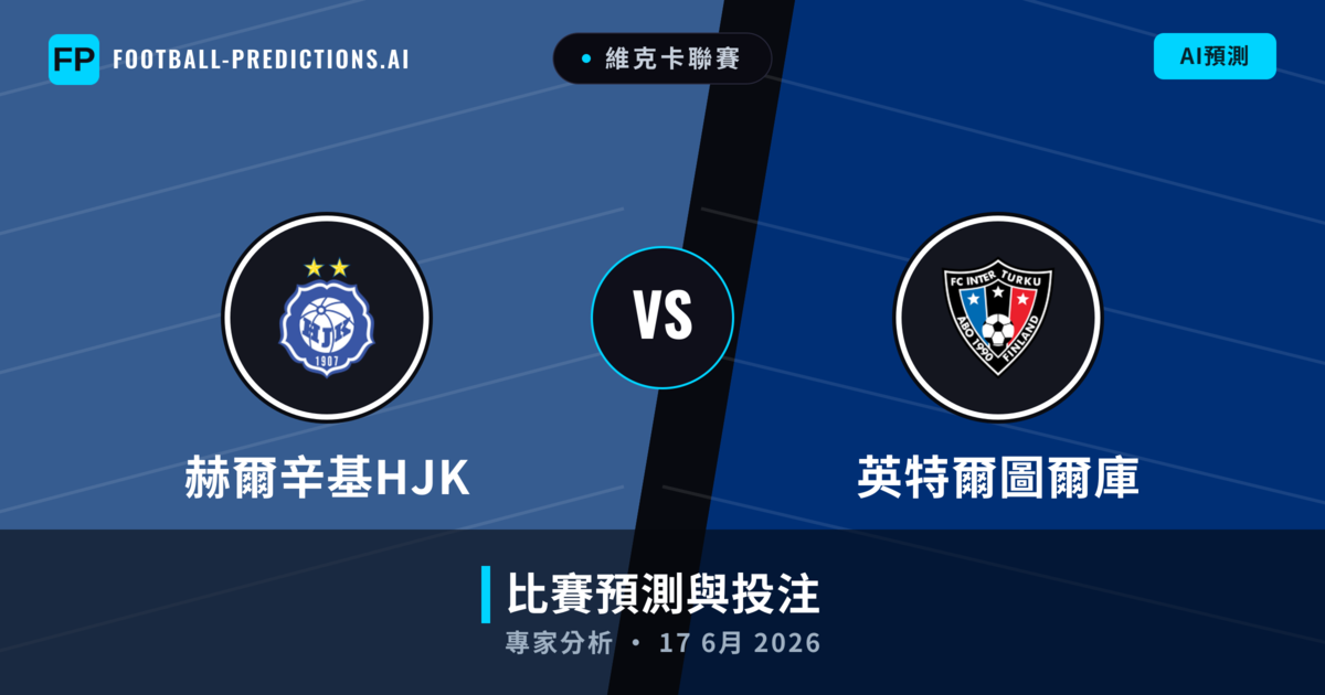 赫爾辛基HJK vs 英特爾圖爾庫 — 比赛预测和前瞻