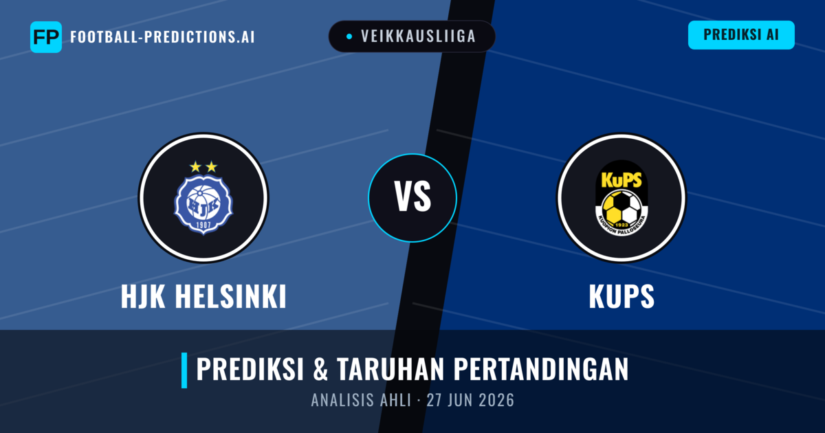 HJK Helsinki vs KuPS — prediksi dan pratinjau pertandingan