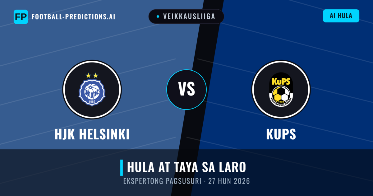 HJK Helsinki vs KuPS — hula at preview ng laban
