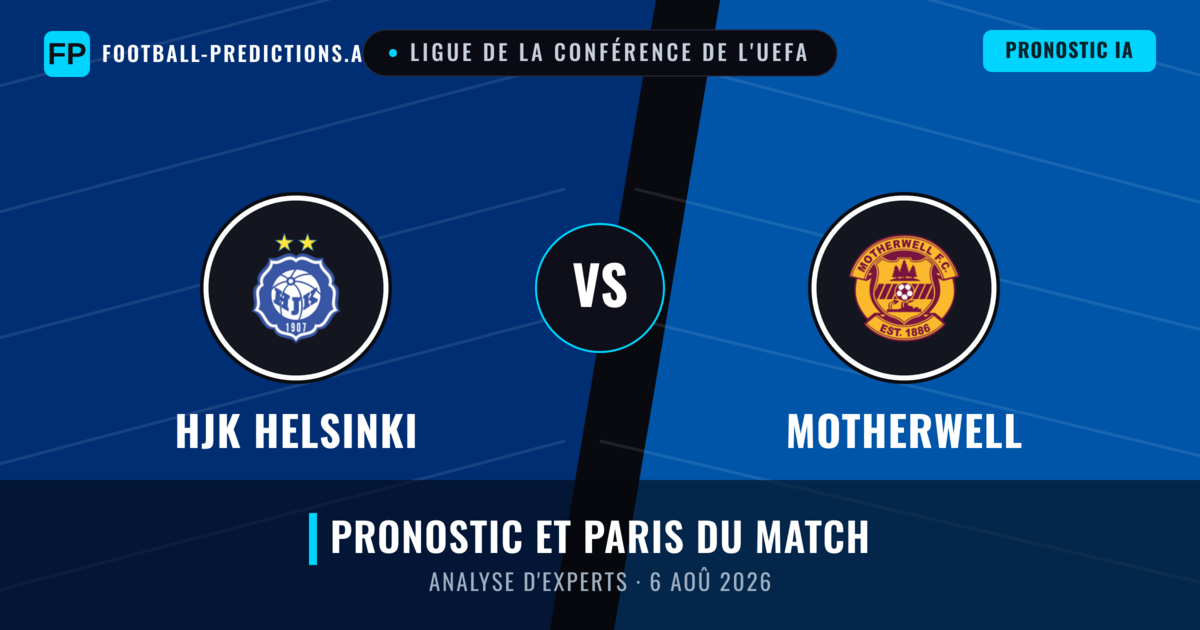 HJK Helsinki vs Motherwell — pronostic et avant-match