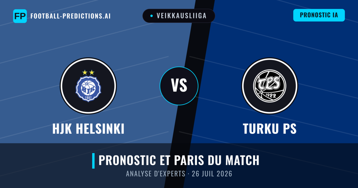 HJK Helsinki vs Turku PS — pronostic et avant-match