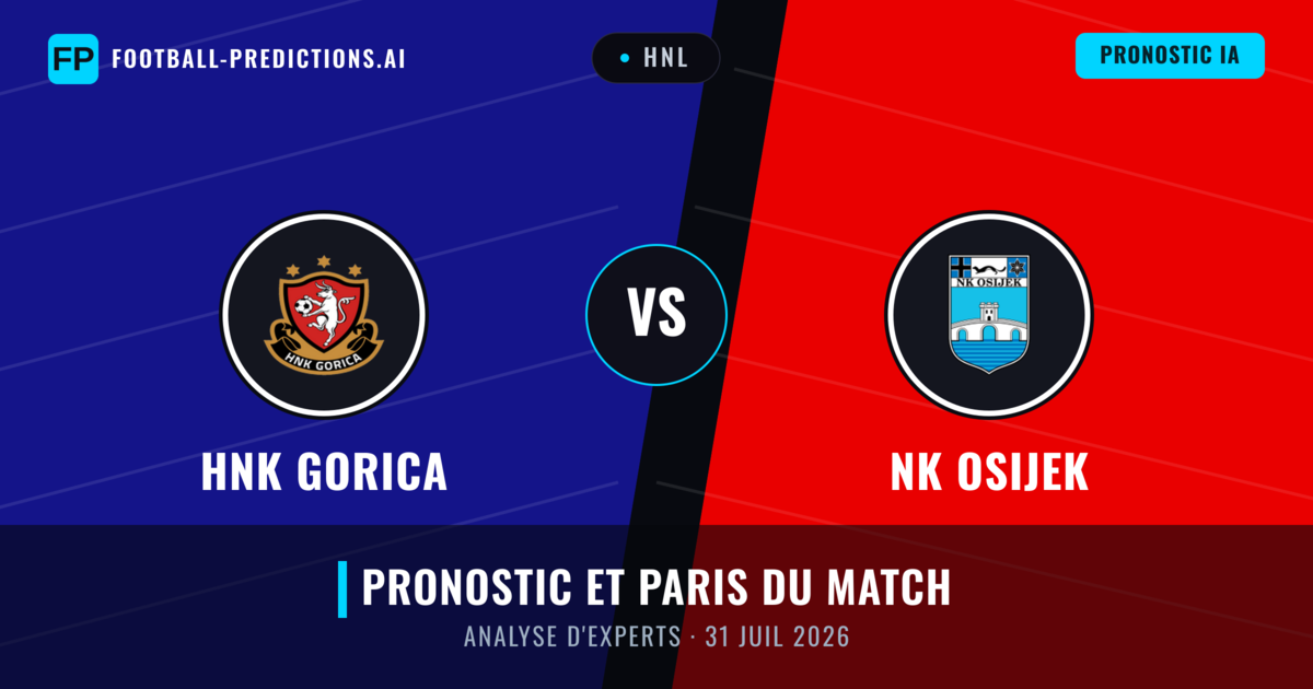 HNK Gorica vs NK Osijek — pronostic et avant-match