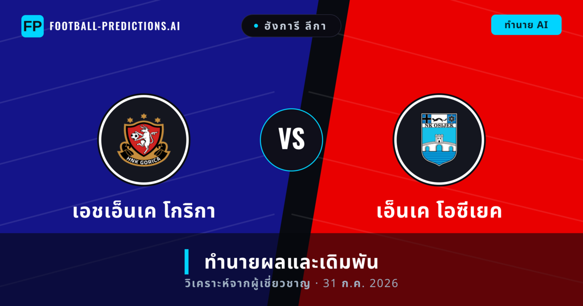เอชเอ็นเค โกริกา พบ เอ็นเค โอซีเยค — ทำนายผลและพรีวิวการแข่งขัน