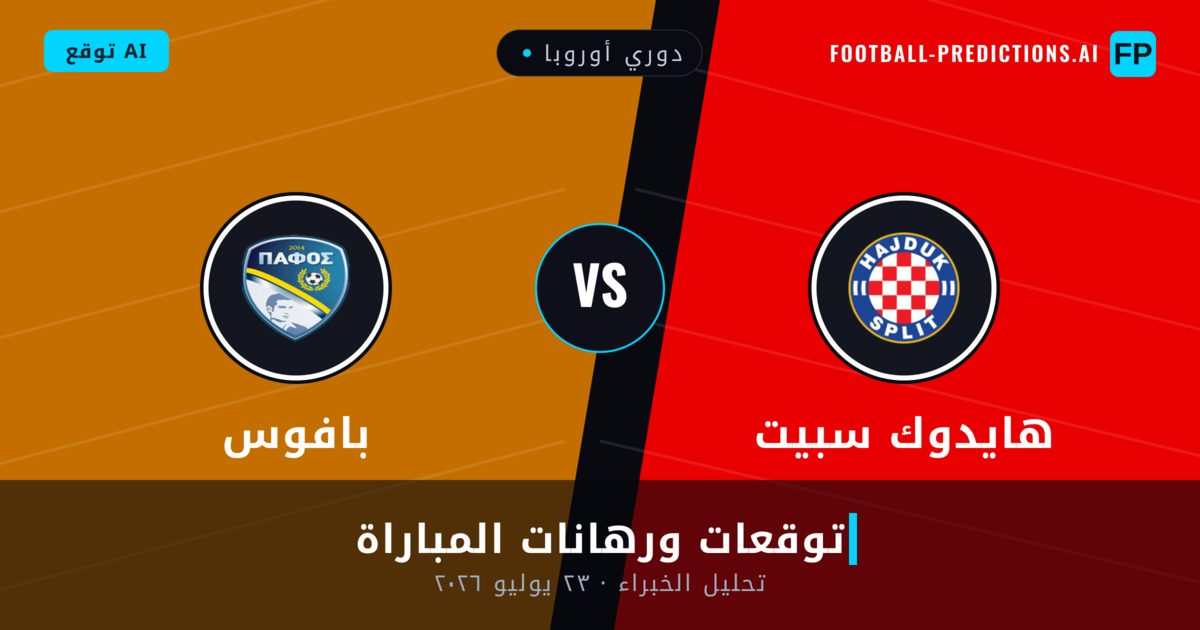 هايدوك سبيت ضد بافوس — توقعات ومعاينة المباراة