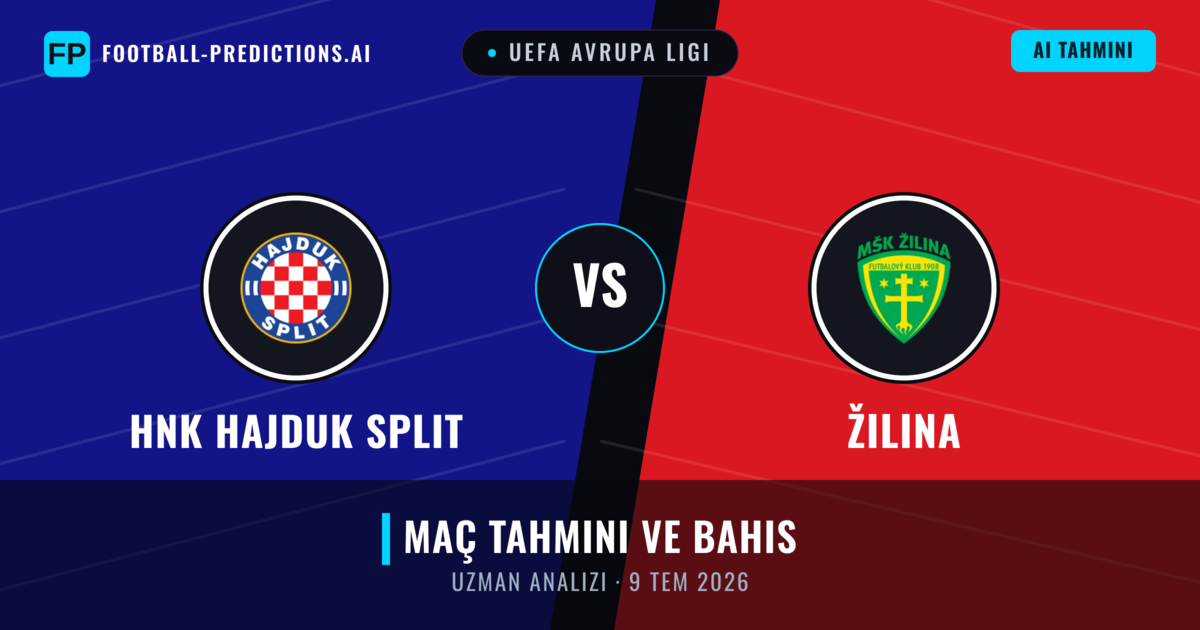 HNK Hajduk Split - Žilina — maç tahmini ve önizleme