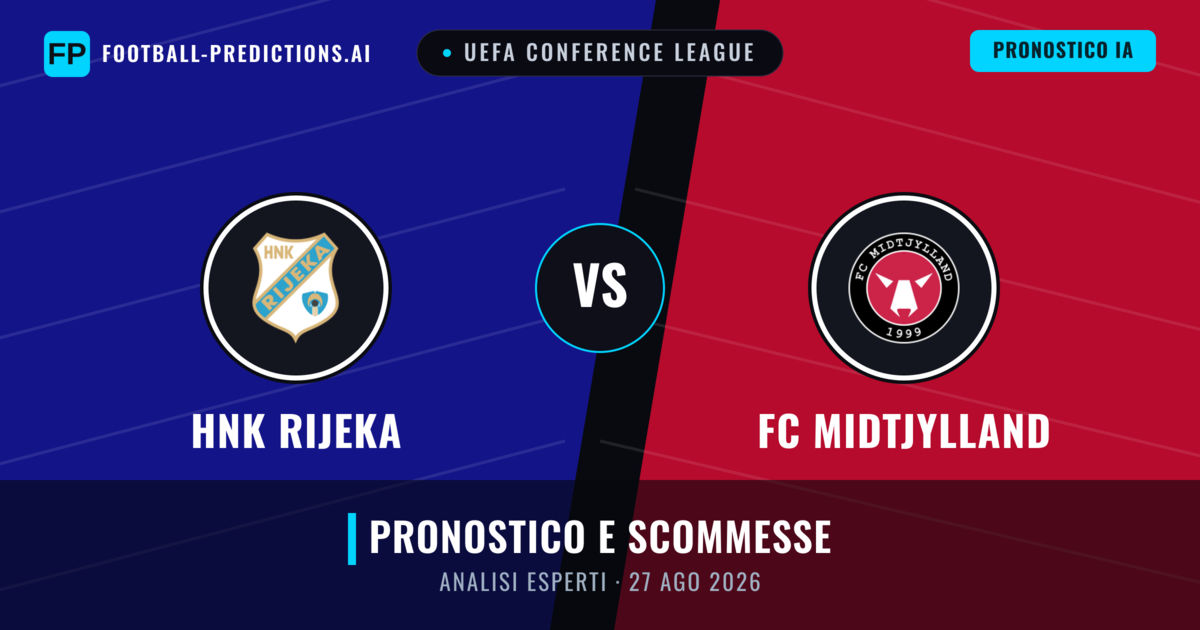 HNK Rijeka vs FC Midtjylland — pronostico e anteprima del match