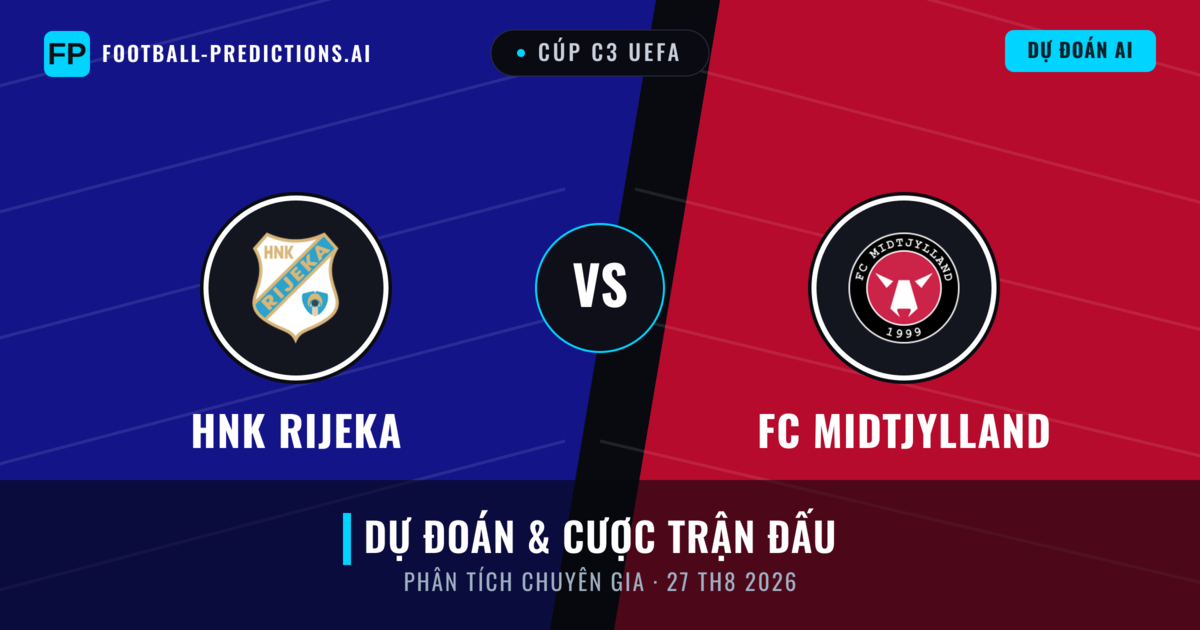 HNK Rijeka vs FC Midtjylland — dự đoán và xem trước trận đấu