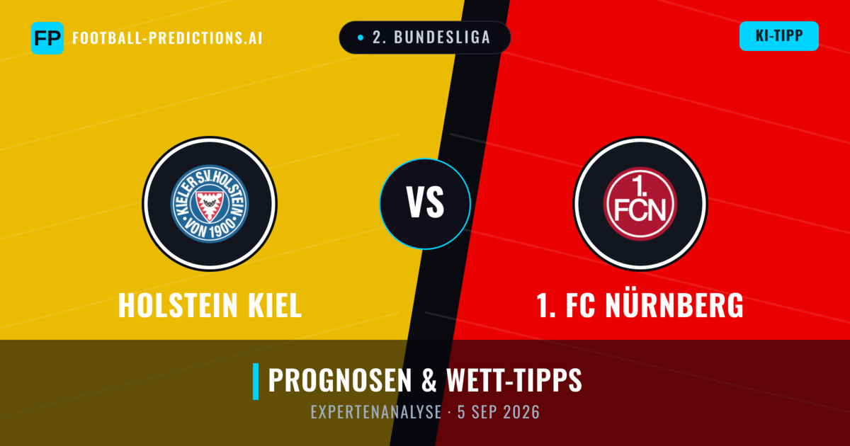 Holstein Kiel vs 1. FC Nürnberg — Prognose und Spielvorschau
