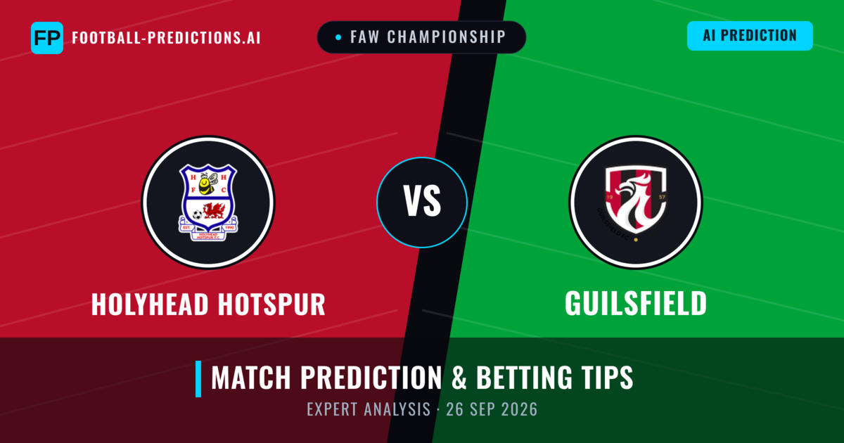 Holyhead Hotspur vs Guilsfield — match prediction & preview