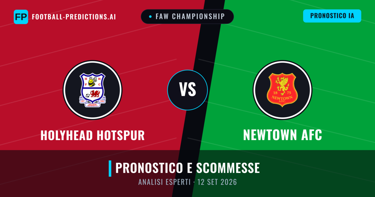 Holyhead Hotspur vs Newtown AFC — pronostico e anteprima del match