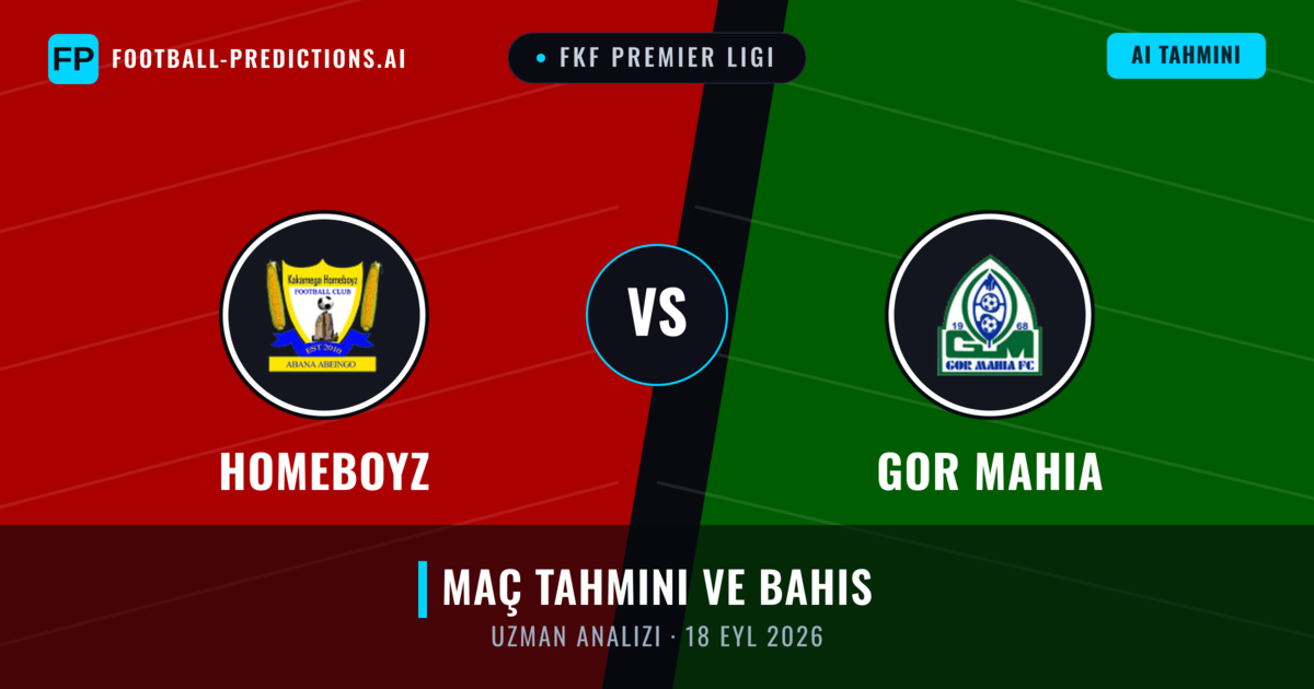 Homeboyz - GOR Mahia — maç tahmini ve önizleme