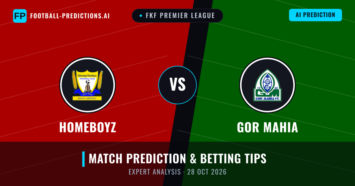 Homeboyz vs GOR Mahia — match prediction & preview