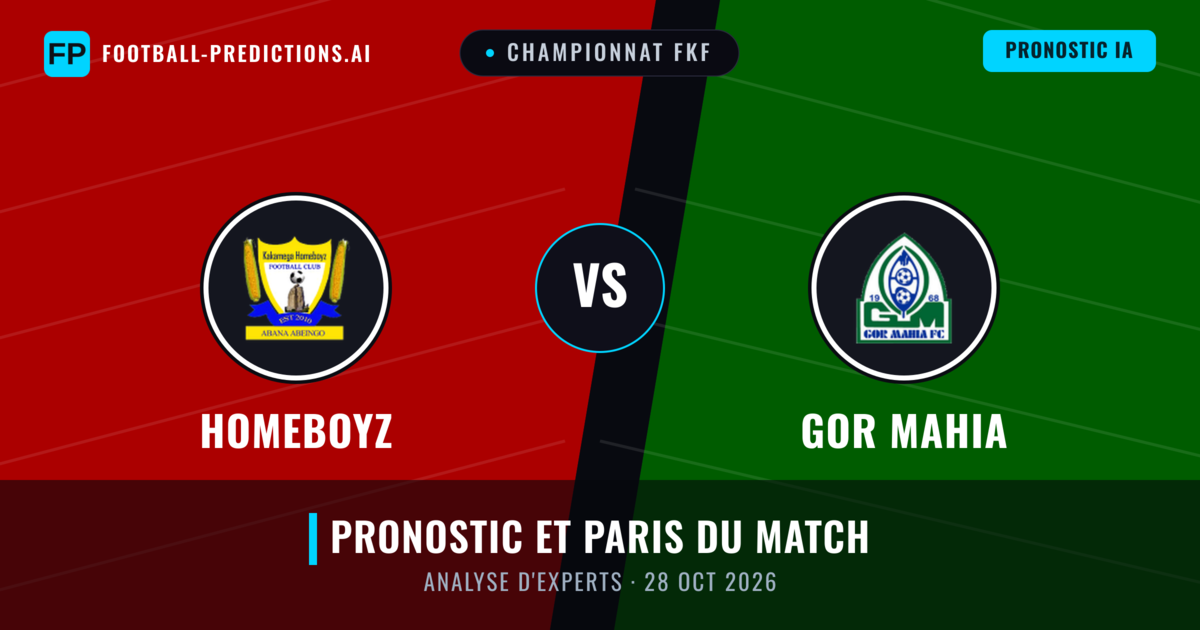 Homeboyz vs Gor Mahia — pronostic et avant-match