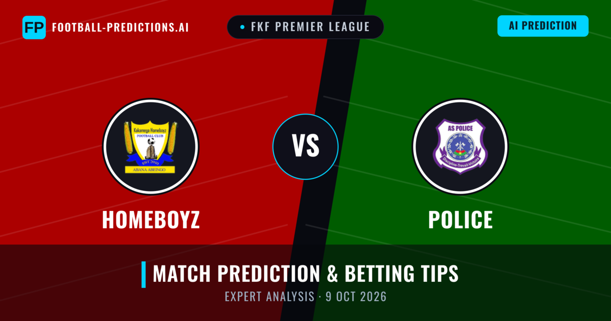Homeboyz vs Police — match prediction & preview